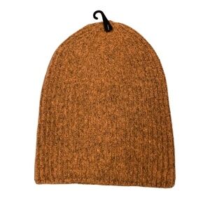 Open Edit Marled Beanie Orange Combo NWOT